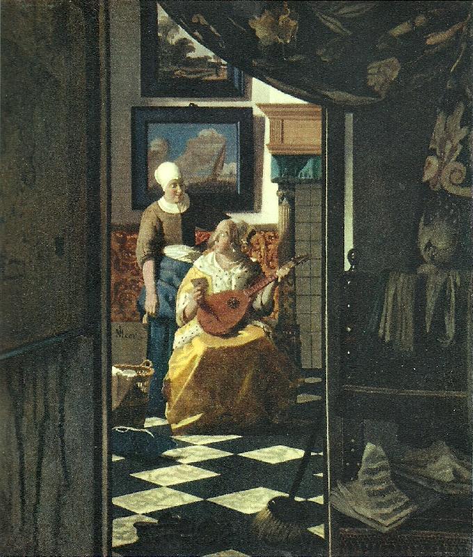 Jan Vermeer brevet Norge oil painting art